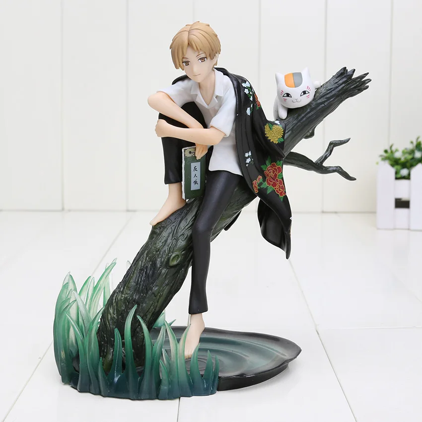Аниме Нацумэ Yuujinchou с Nyanko Sensei Little Fox ПВХ фигурка модель 18 см - Цвет: Natsume no color box