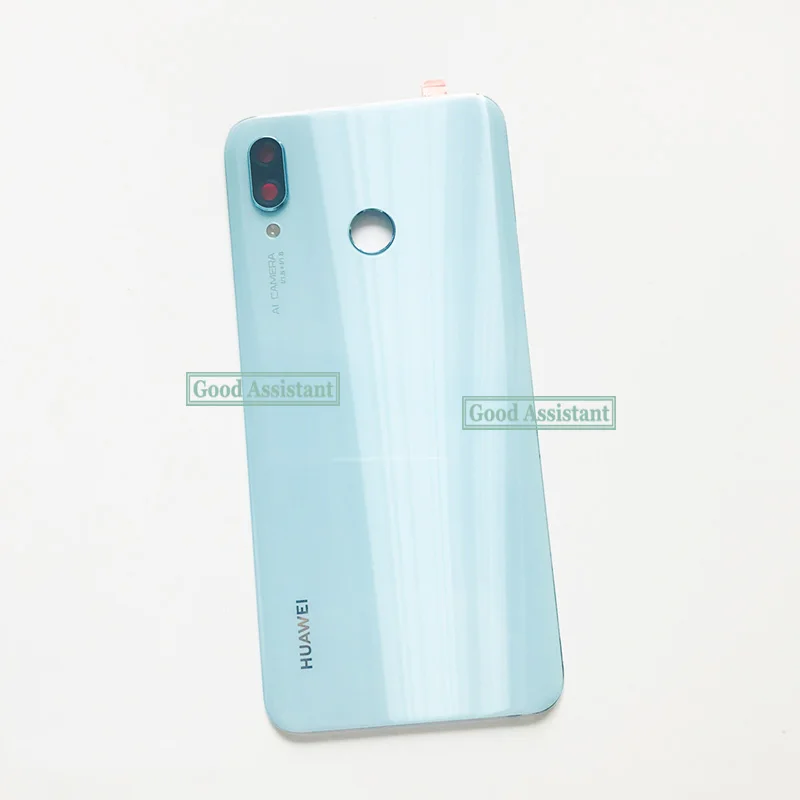 Для huawei Nova 3 Nova3 PAR-AL00 PAR-LX9 PAR-L29 PAR-L11 PAR-LX1 задняя Батарея крышка дверца батарейного Корпус чехол сзади Стекло запчасти