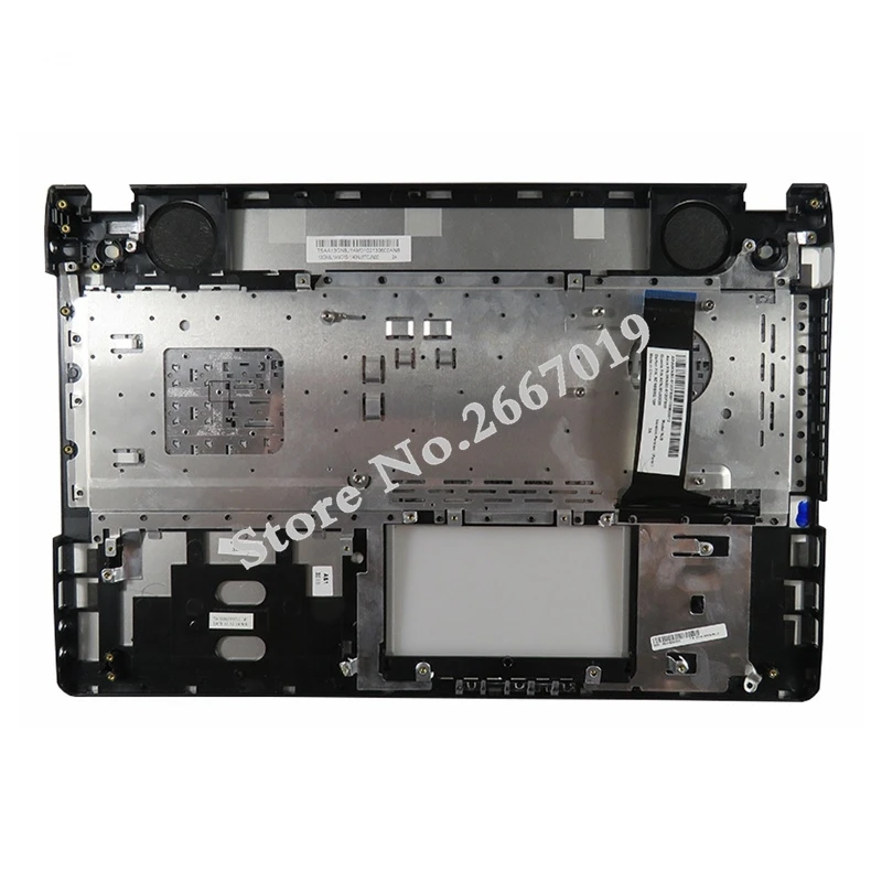 Для ASUS N56 N56V N56VJ N56VM N56VZ Клавиатура для ноутбука с корпусом C без подсветки серебристый английский
