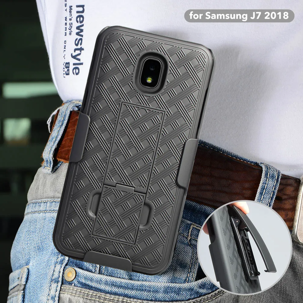 Противоударный защитный чехол для samsung Galaxy Note9 Note 10+ S9 S10 Plus S10 5G Note8 j7 с подставкой, жесткий чехол с зажимом