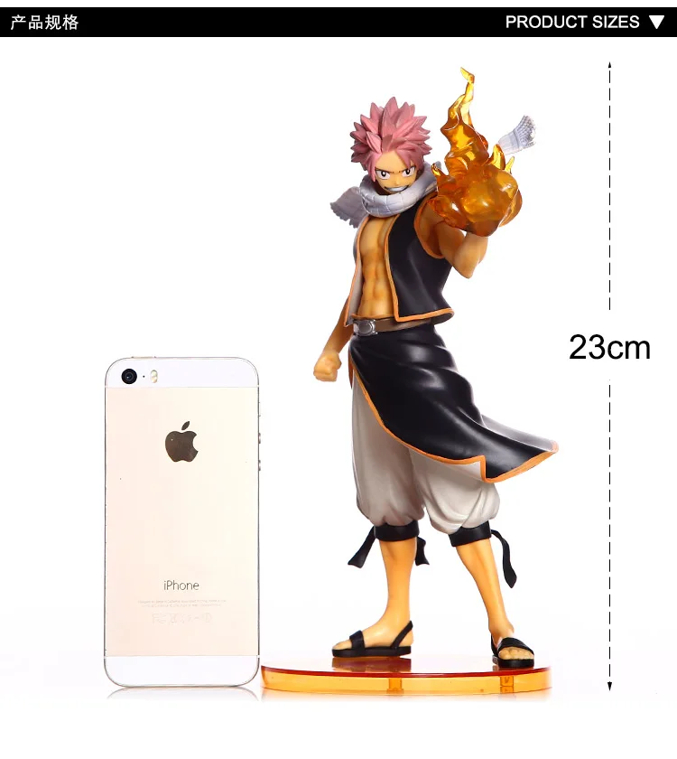Фигурка героя из аниме Фея хвост 24 см|natsu dragneel|fairy tail natsufairy |