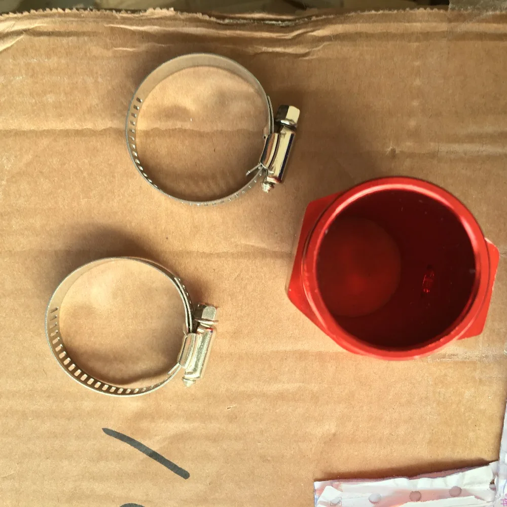 Шланг для радиатора красного цвета соединитель переходная труба датчика