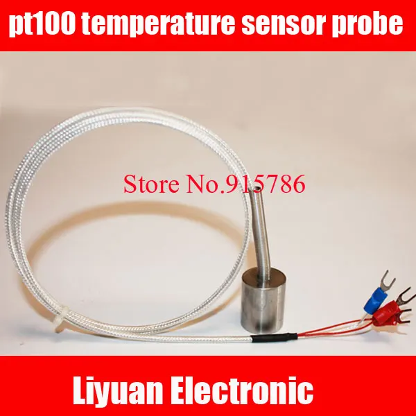 Водонепроницаемый магнитный датчик температуры pt100 из нержавеющей