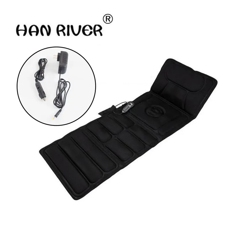 Whole body massage mattress multifunctional electric vibrating massage health care equipment back cushion for leaning on