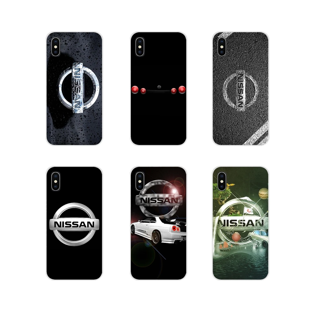 Аксессуары чехлы для телефонов автомобильные с логотипом Nissan Apple iPhone X XR XS MAX 4 4S 5 5S