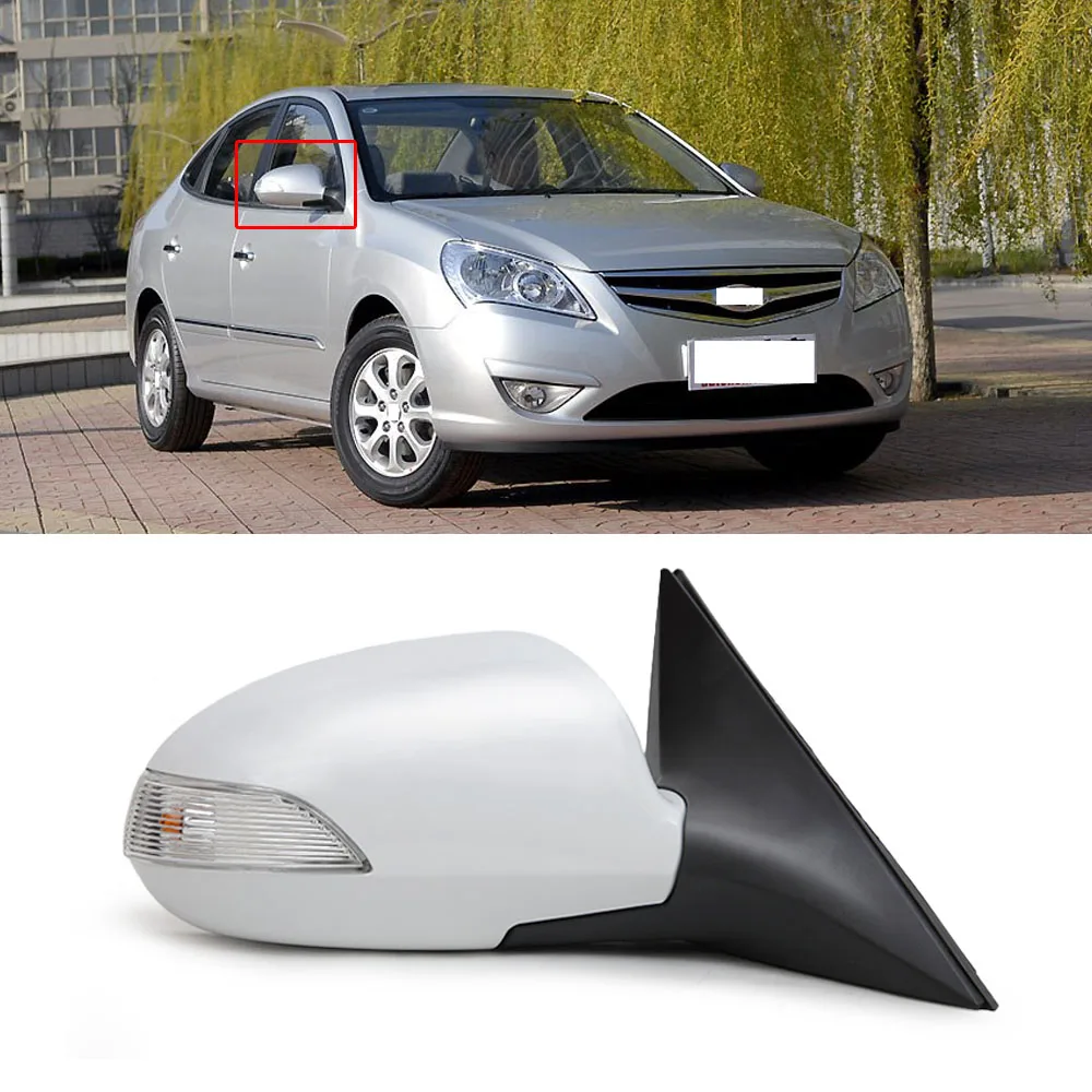 CAPQX 3/5 провод для hyundai Elantra 2008 2009 2010 внешнее зеркало заднего вида зеркальный отражатель с светодиодный сигнальный светильник поворота