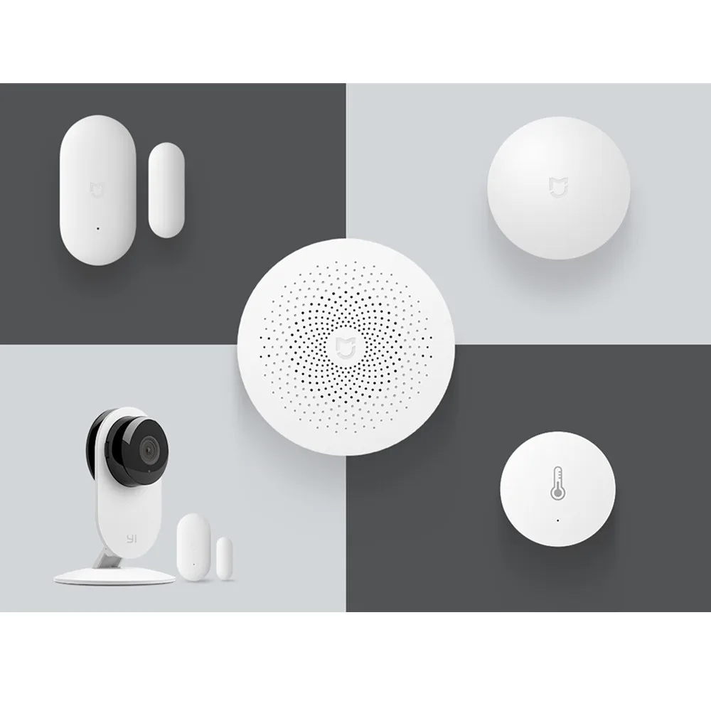 Оригинальный Многофункциональный шлюз Xiaomi для умного дома система сигнализации