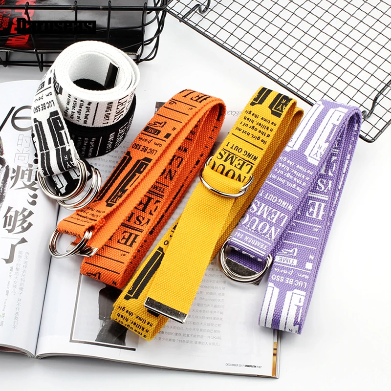 Холст ремень Корейская версия мода удлинить холст литературный стиль унисекс