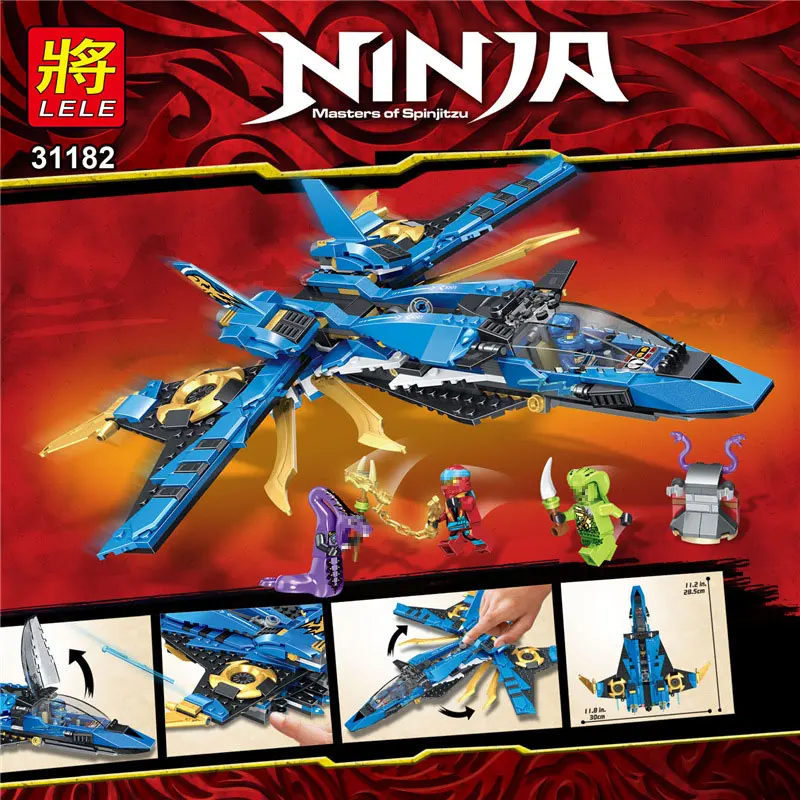 Ninja Storm Fighter модель строительные блоки, совместимые с major brank ninjagoo Jie Warplane рыцарские фигуры игрушки для друга 528 шт