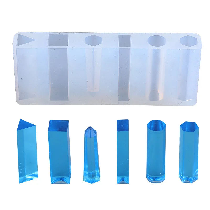 Эпоксидный материал для подвески DIY Хрустальная эпоксидная форма шестиугольная