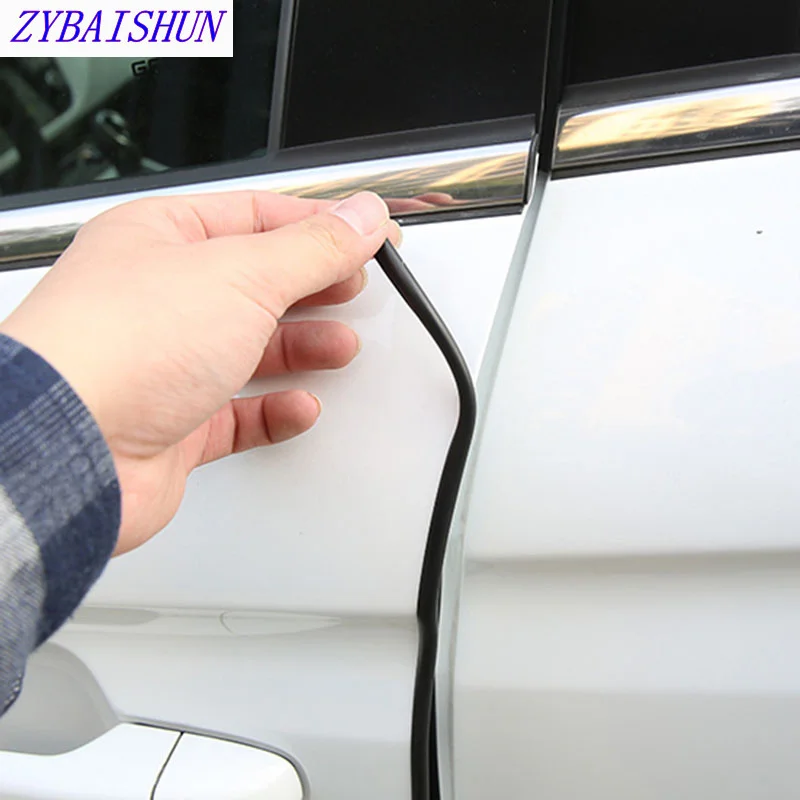 5 м Противоскользящая полоса защиты двери ленты резиновые края ворота замки