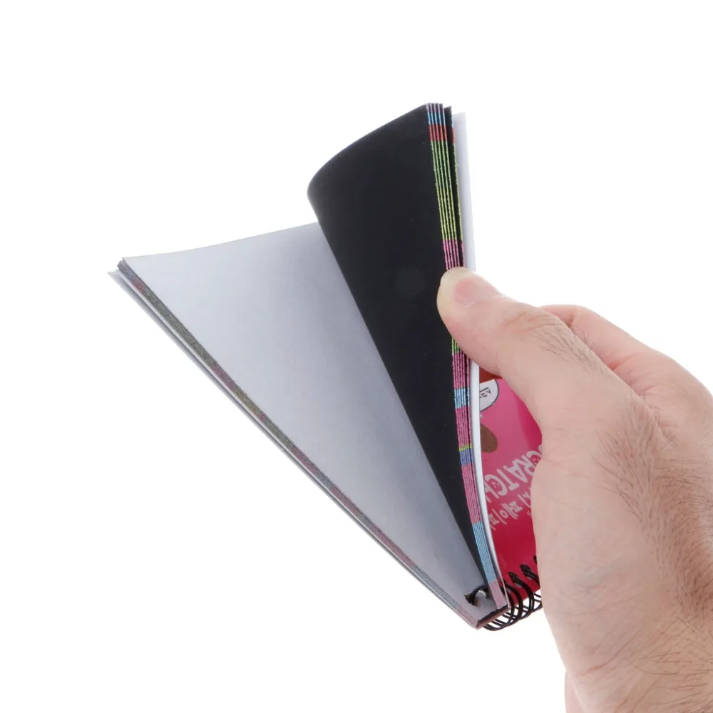 

Scratch Scraping Book Art Magic Painting Paper Drawing Stick Kid Education Toy