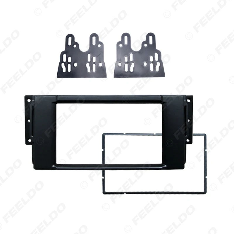 FEELDO 2DIN Автомобильная CD/DVD Радио панель Рамка для Land Rover Range Rover/Freelander/Discovery