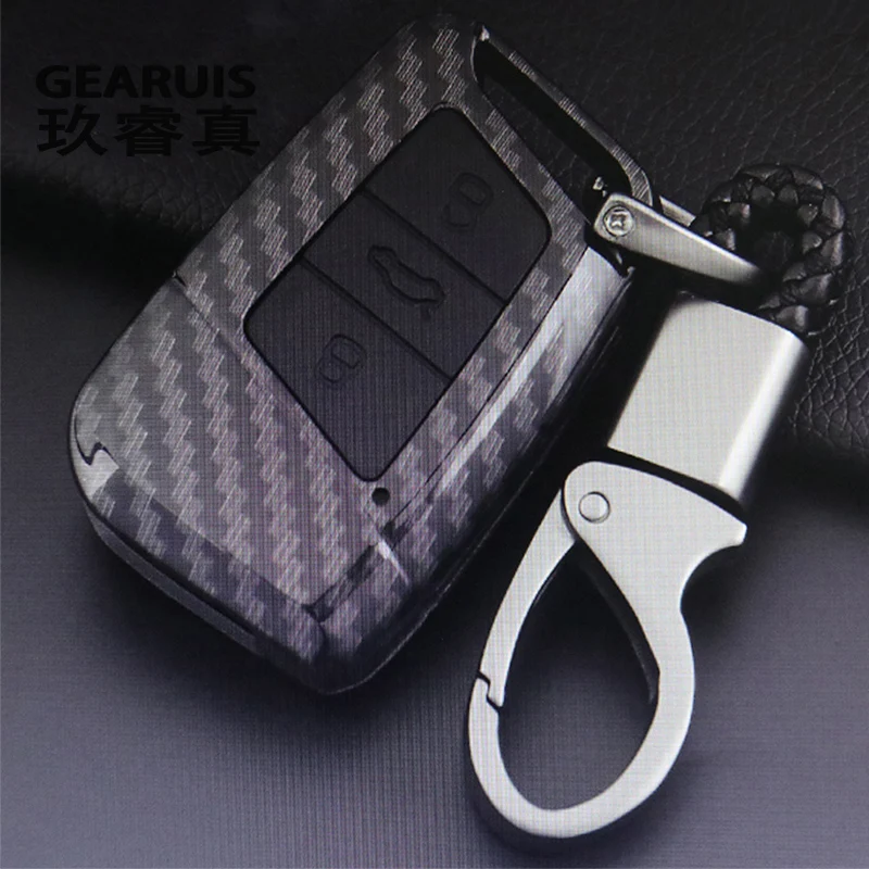 Автомобильный Стайлинг кольца для ключей защитная крышка наклейка volkswagen VW polo golf 4