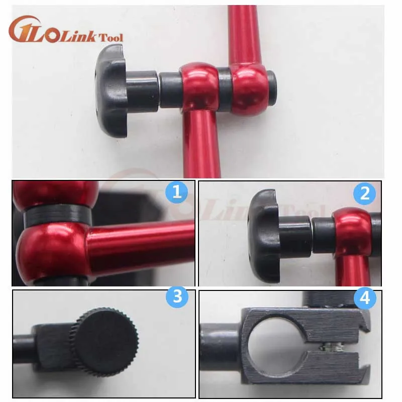 Универсальный мини держатель для индикатора регулируемый с магнитным