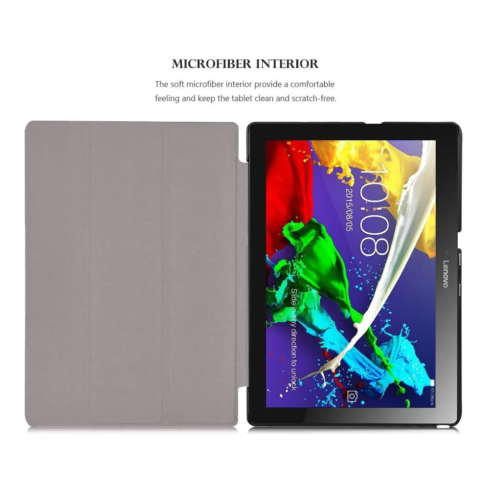 Чехол для Lenovo Tab 2 A10 30 X30 Магнитный чехол подставка из искусственной кожи защитный