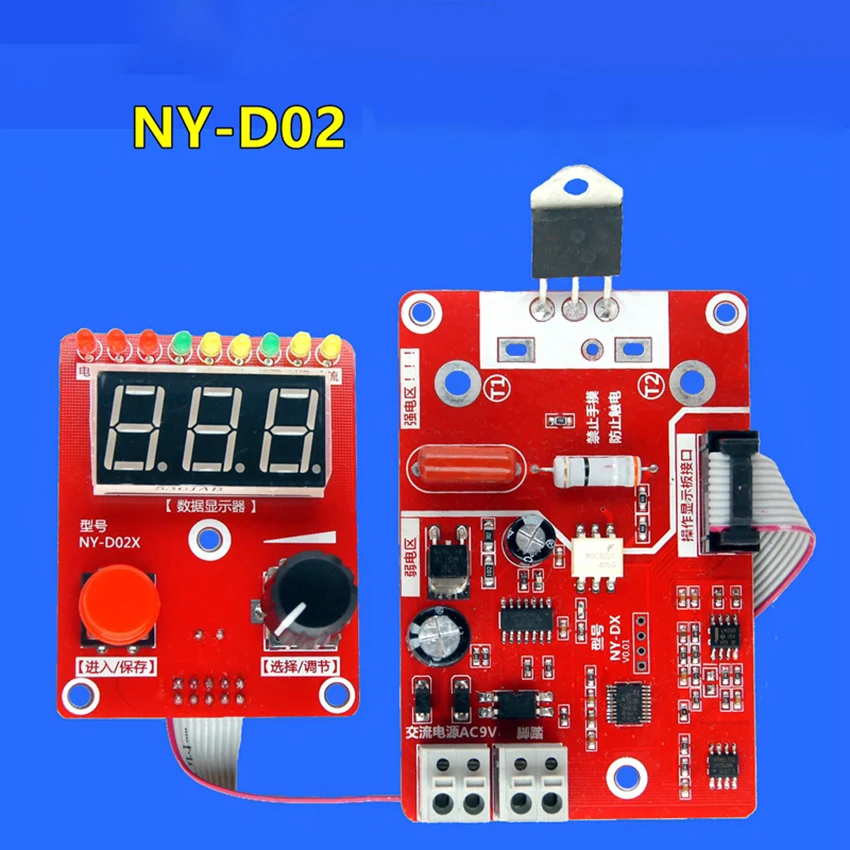 AC9-12v 3 Вт двойной импульсным кодером машины для точечной сварки и текущее время