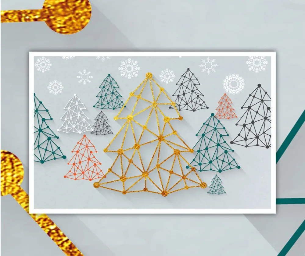 Бесплатная доставка Пользовательские 3D росписи ТВ фон обои растительные деревья