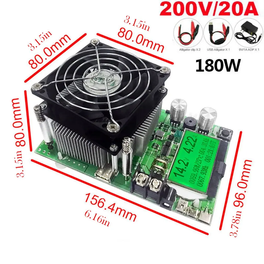 Постоянный ток Электронные нагрузки батарея тестер 12V24V48V привести-кислота литий