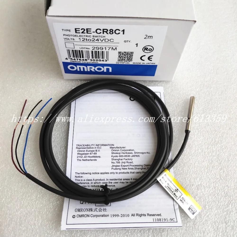 2 шт. E2E-X1C1 E2E-X1B1 E2E-CR8C1 Omron датчик приближения новый высококачественный |
