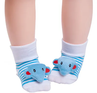 Baby Boys Girl Animal Socks children's Foot Anti-slip Infant Toddler Girls Thickening warm For 0-18 Months | Детская одежда и