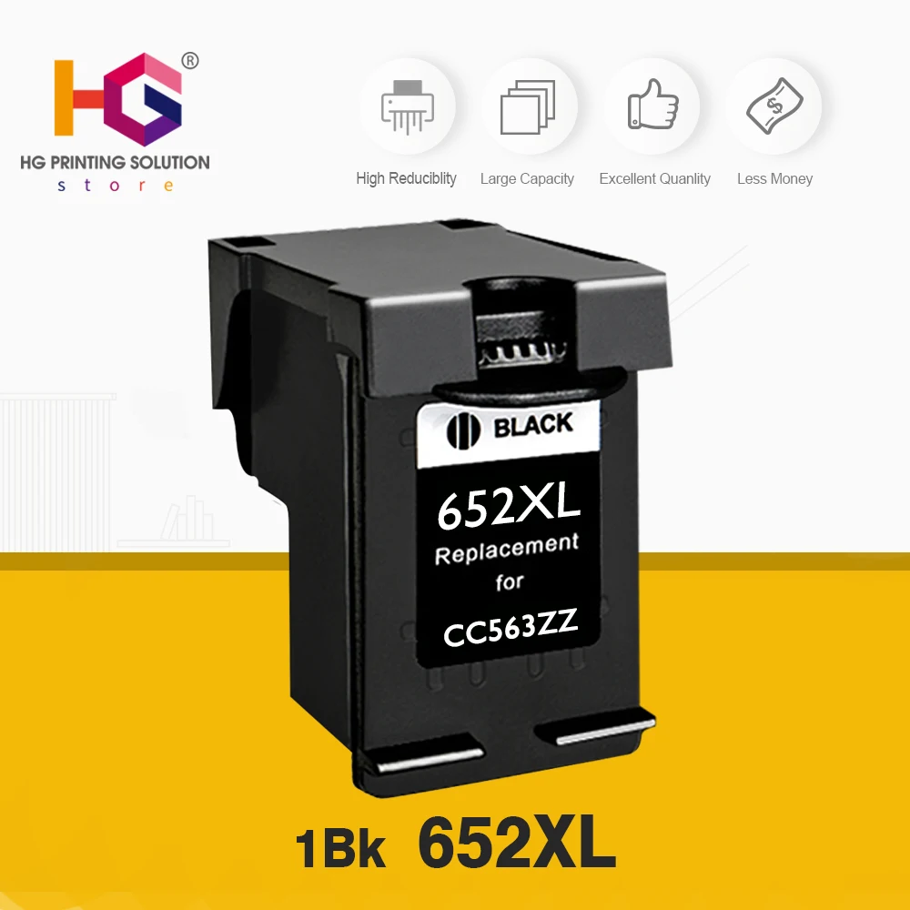 Замена QSYRAINBOW 1 black для HP 652 652xl Deskjet 1115 1118 2135 2136 2138 3635 3636 3835 4535|Чернильные картриджи| |