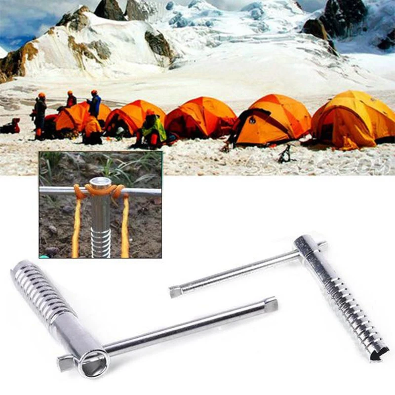 Наружная алюминиевая ледяная земля снег гвоздь тент для кемпинга заземляющий
