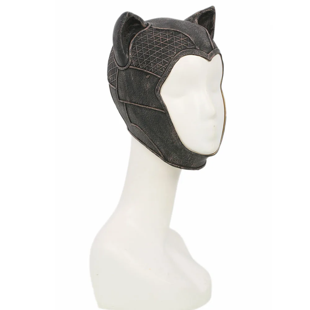 XCOSER маска женщина-кошка игра Бэтмен Аркхэм рыцарь косплей реквизит латекс милый
