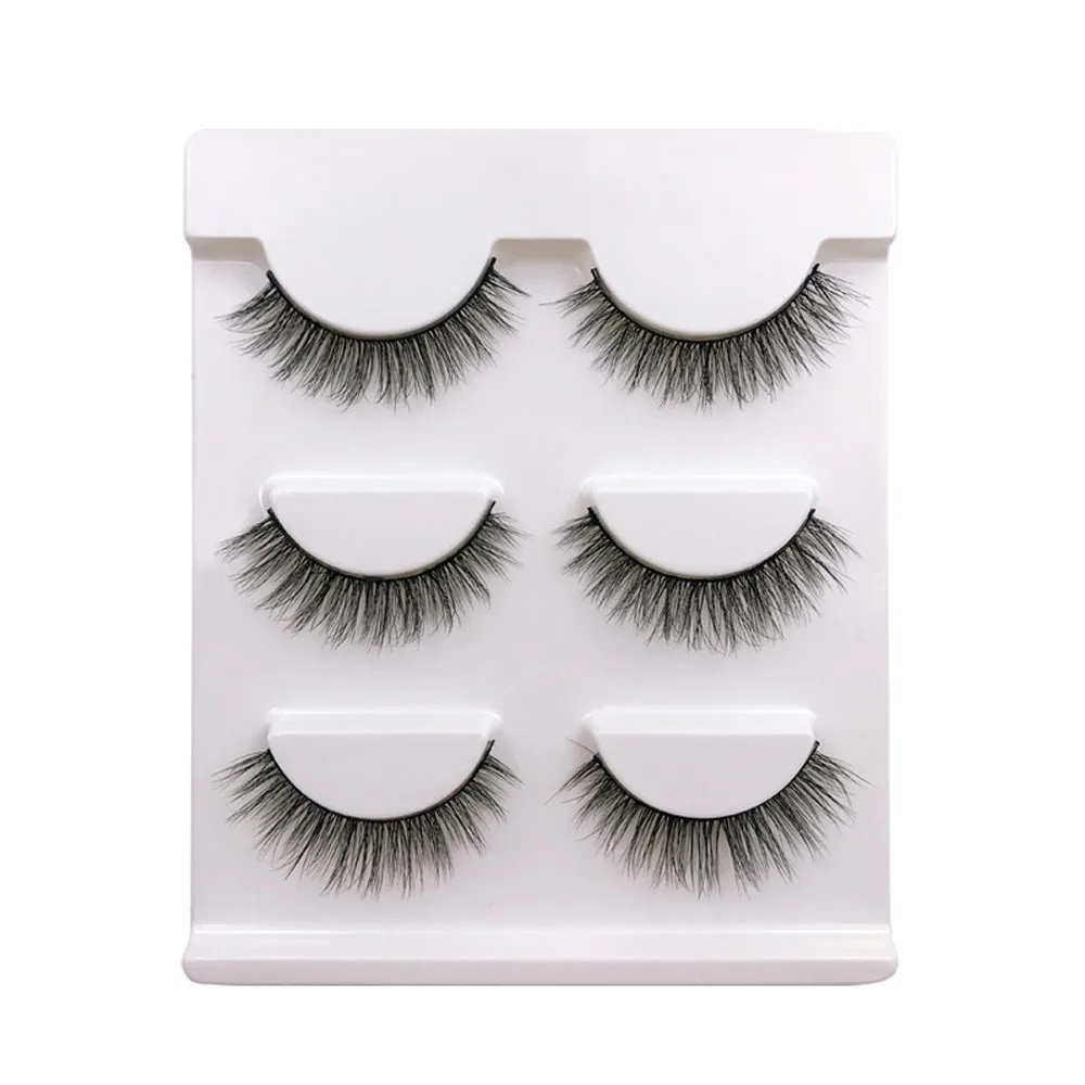 #5001 высокое качество тонкие ресницы для глаз настоящие 3D Мягкие длинные