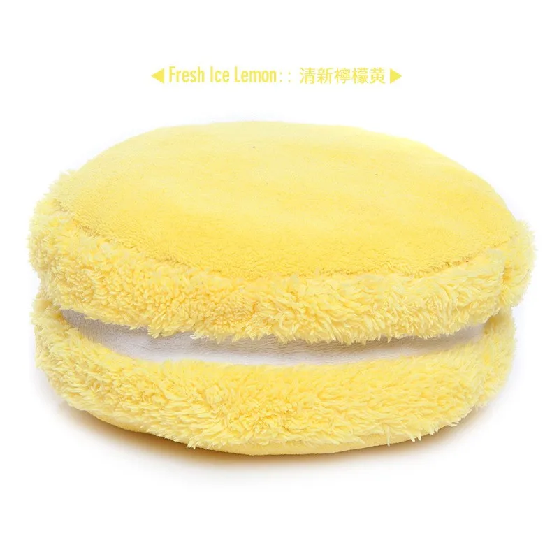 Симпатичные 22 см торты десерты Macarons Подушки Детские /круглые декоративные Малый Подушки бамбуковый уголь мешок внутри