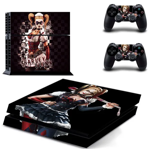 GYTM0565 Harley Quinn Джокер Бэтмен Супермен PS4 Кожа Наклейка виниловая для sony Playstation 4 консоль и контроллеры PS4 Кожа Наклейка - Цвет: GYTM0565