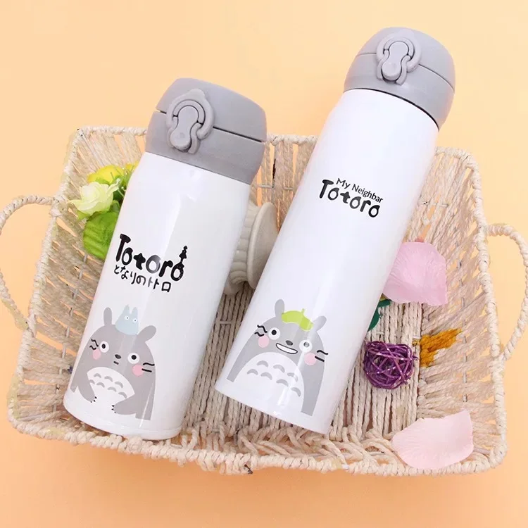 350 мл/500 мл мультяшная детская бутылка для воды термобутылка с отскоком