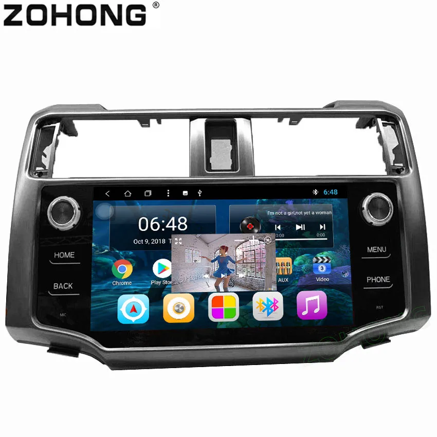 2 din Octa 8 ядро PIP Android автомобильный мультимедийный dvd-плеер для Toyota 4 runner 4 runner aotoradio автомобиля gps-навигация, радио, стерео BT