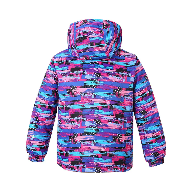 Новинка 2018 Детские Зимние костюмы плотные теплые лыжные для девочек