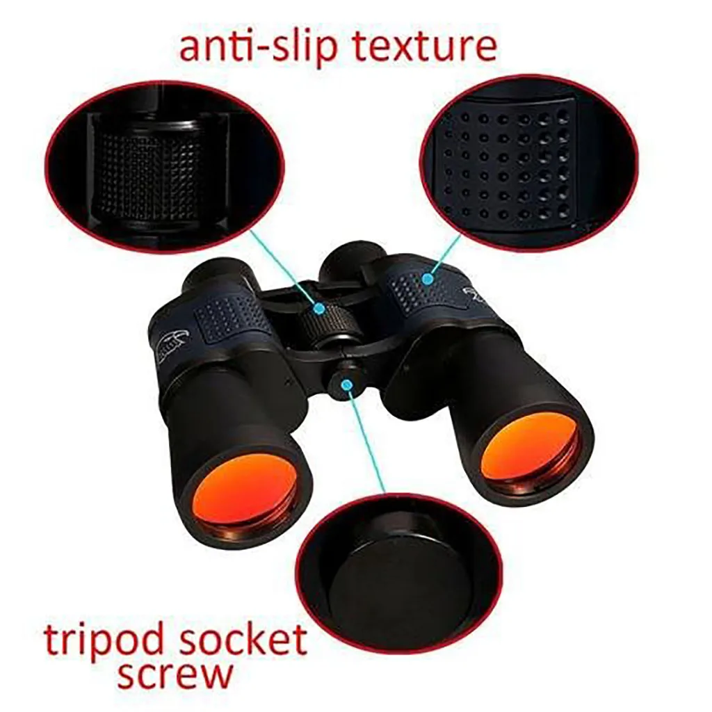 Ночного видения 60x60 3000 м высокой четкости открытый охотничий бинокль телескоп HD