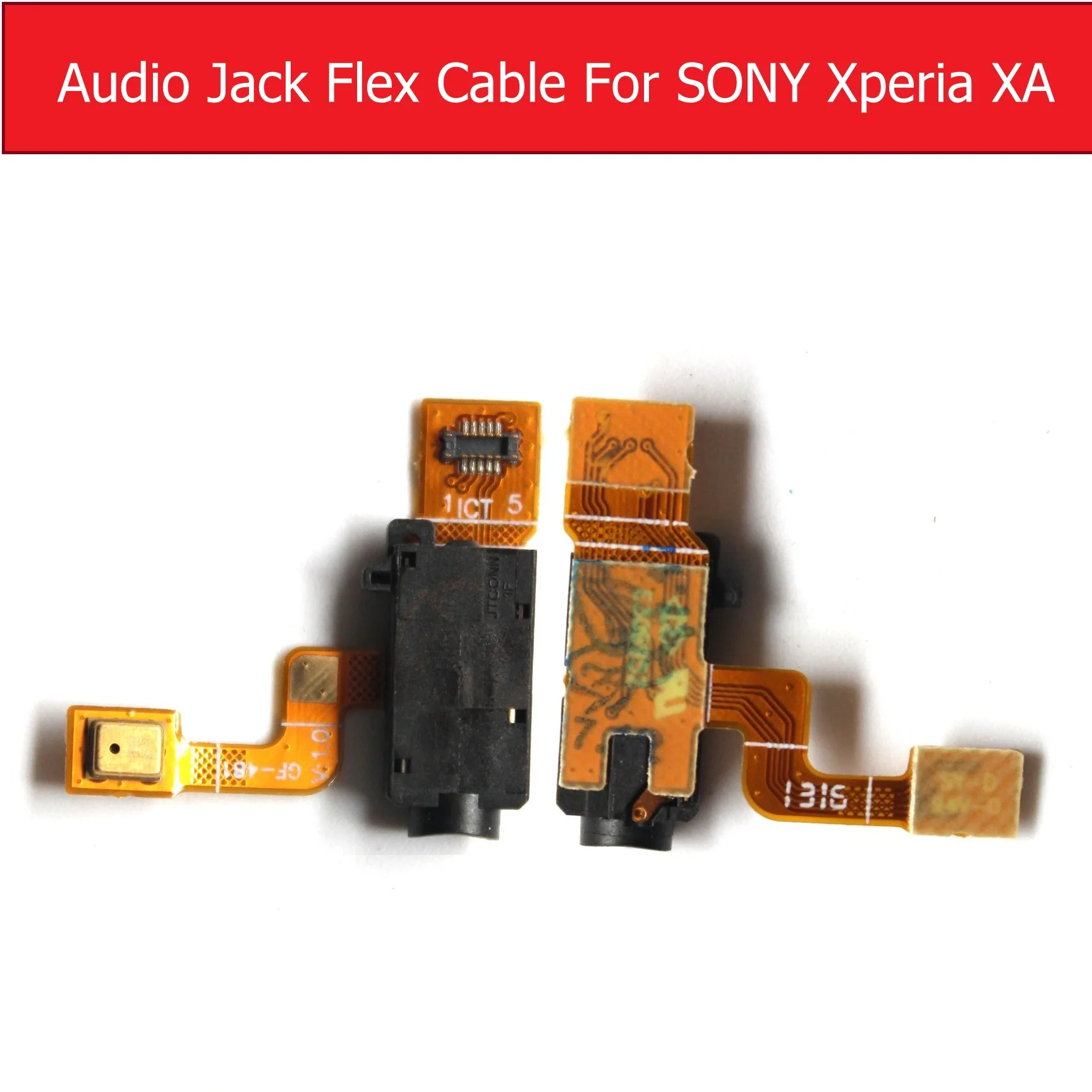 Гибкий кабель с аудиоразъемом для наушников Sony Xperia XX CompactX PerformanceXAXA1XA1PXA1 UltraXZ PremiumXZXZSXZ1XZ1 mini (art.: 7a93de3fa) - 7a93de3fa