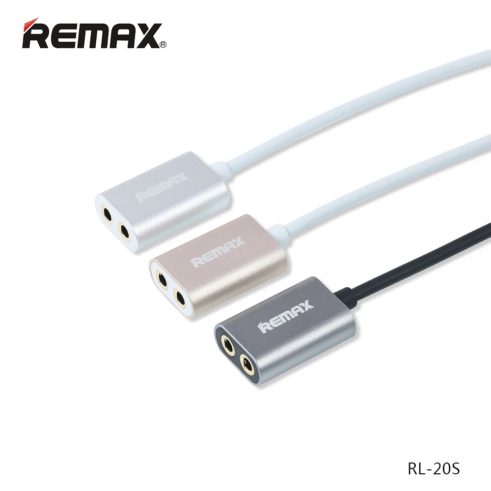 Remax Один Разделить на Два 3.5 мм AUX Кабеля Подключите Аудио Провода разъем для iPhone