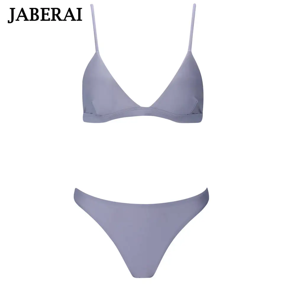 JABERAI Для женщин 2019 Сексуальная Push Up мягкие бикини и бюстгальтер комплект