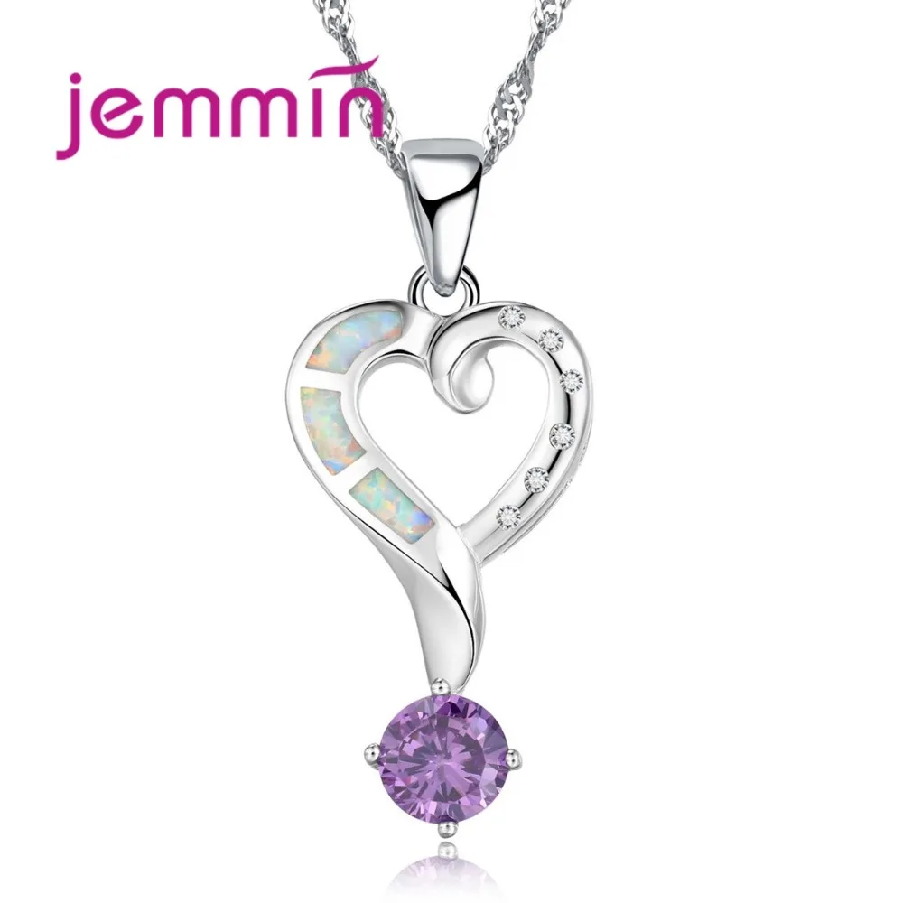 Изысканные ожерелья с кристаллами в форме сердца для свадьбы ювелирные изделия