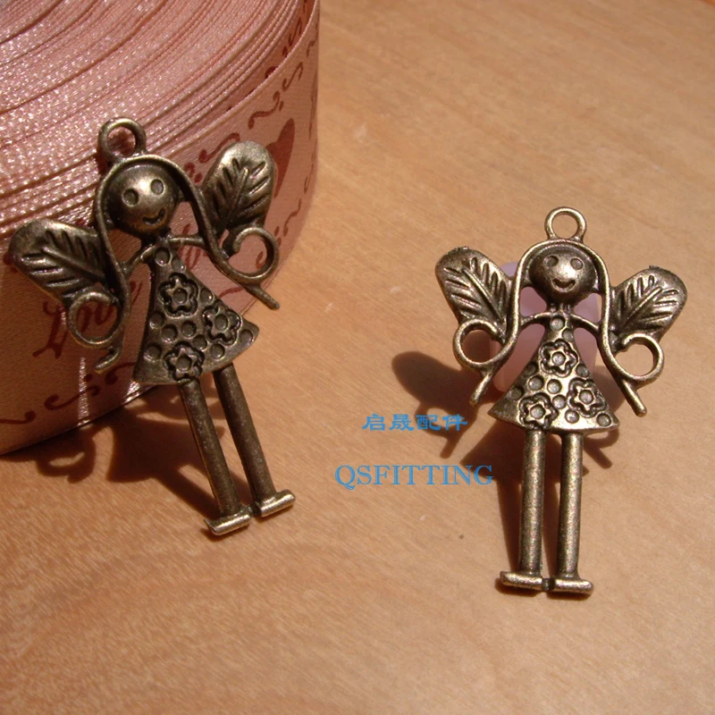 

free shipping!!!sell 36*25MM anti-brozen alloy pendant,jewelry Accessory,Small Charm,small spirit