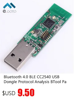 Ble Sniffer Bluetooth 4,0 CC2540 USB ключ протокол анализа BTool пакет Sniffer плата отладки Pin 1 Мбит/с Bluetooth плата