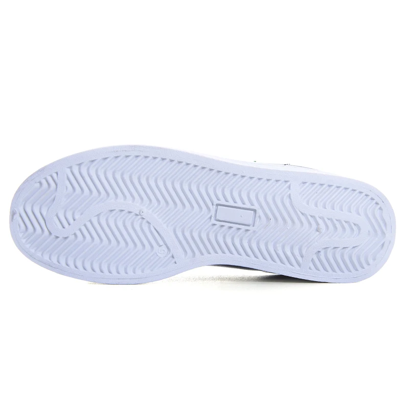 HEE GRAND/женская повседневная обувь на плоской платформе цвет черный белый удобная