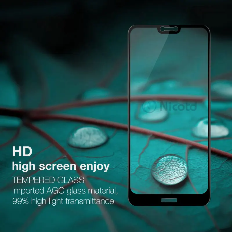 Nicodd для Nokia 3,2 4,2 6 8 7 закаленное стекло для защиты экрана полное покрытие стекло Защитная пленка для Nokia 9 3,1 7,1 Plus 3 5