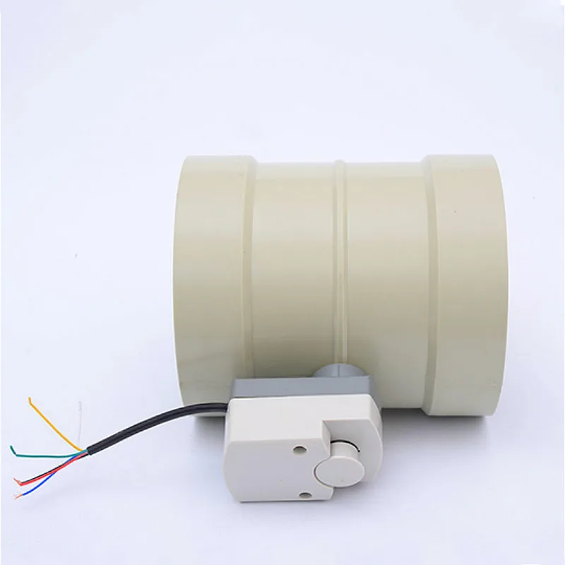 Полипропиленовый электрический клапан воздуховода Демпферная заслонка 110 310 мм