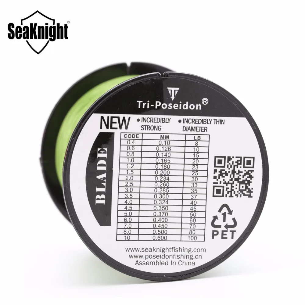 SeaKnight ЛЕЗВИЯ Серии 500 М Плетеные Лески 4 Пряди 8 60LB Япония ЧП Multifilament Рыбалка