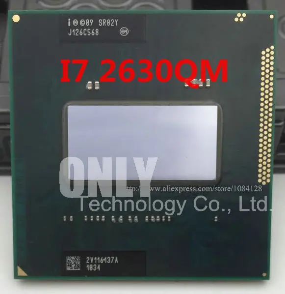 Оригинальная intel новая официальная версия оригинального PGA I7 2 0 qm 2630QM 9 G/6M SR02Y CPU