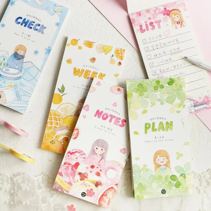 40 листов Kawaii Star Cherry Bloosoms N times липкий блокнот для заметок зажим для заметок бумажные вкладки бумага лария сделать список канцелярские принадлежности