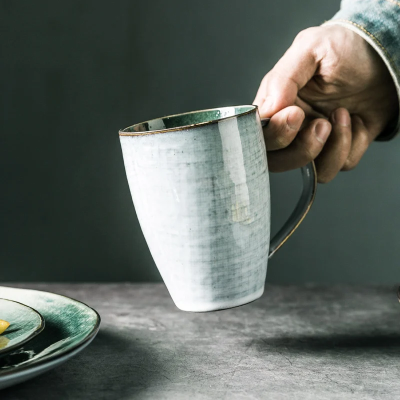 Керамическая тарелка в скандинавском стиле высокого класса посуда блюдо для еды