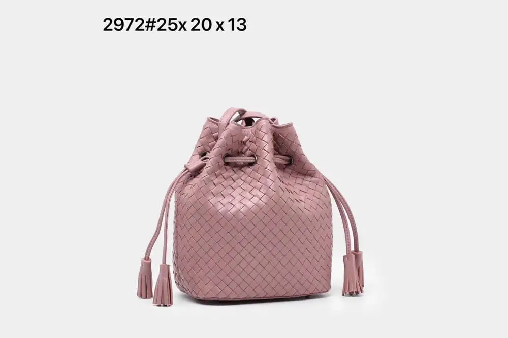 Сумка мешок на одно плечо с новым рисунком Женская сумка из натуральной овечьей