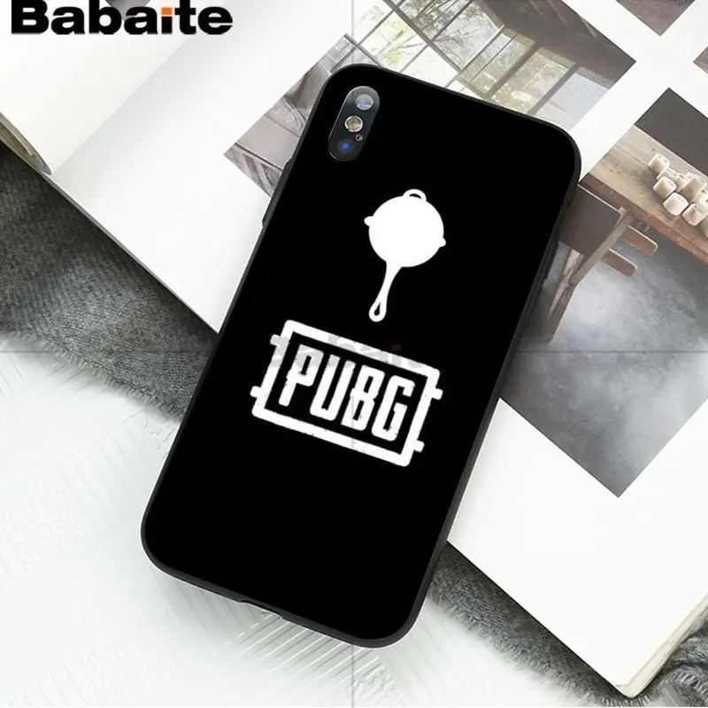 Babaite PUBG Высокое качество Аксессуары для телефонов Чехол для iPhone 8 7 6 6S Plus 5 5S SE XR X XS MAX Coque Shell - Цвет: 3
